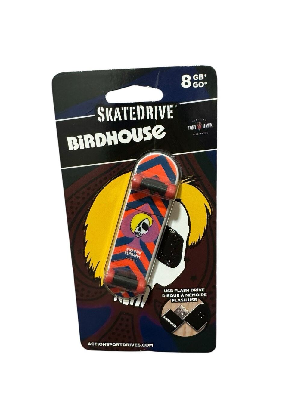 TONY HAWK (McSqueeb) BIRDHOUSE - SANDISK USB FLASHDRIVE SKATEDRIVE 8GB BRAND NEW